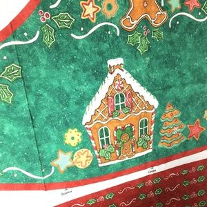 Apron kit Gingerbread House cotton fabric
